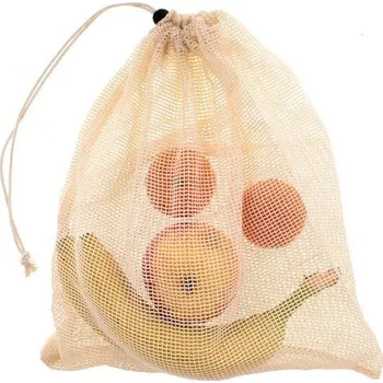 Nákupní taška Vekr Síťový sáček z bavlny na ovoce a zeleninu 20x22,5 cm