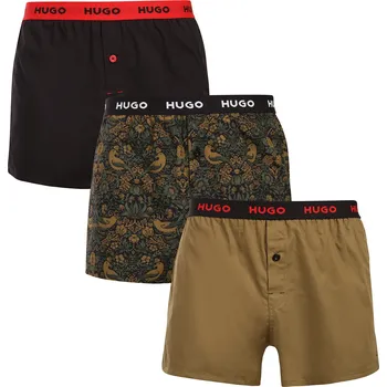 Trenýrky 3PACK pánské trenky HUGO vícebarevné (50532565 966) S Možnost vrácení zboží ZDARMA do 120 dnů!