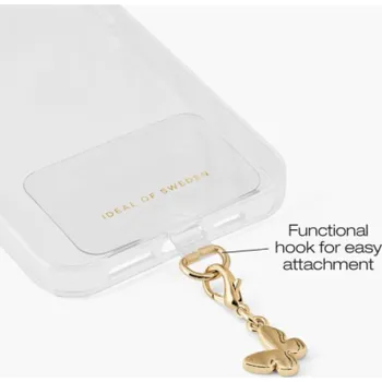 Pouzdro na mobilní telefon iDeal Charm Butterfly Gold