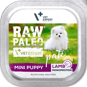 Krmivo pro psa RAW PALEO PATÉ MINI PUPPY LAMB - paštika z jehněćího masa pro štěňata 150 g