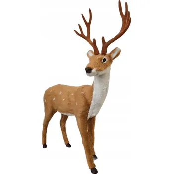 Obraz Vánoční figurka Sob kožíšek 38 cm