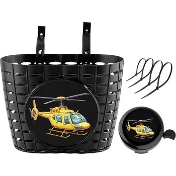 Dětské kolo Košík na kolo YeloYolker Boys s Bell Roztomilý košík na kolo vpředu na řídítka pro děti, batolata,