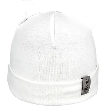 Kojenecká čepice RDX Kojenecká chlapecká čepice s oušky Bílá Vel. 1