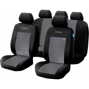 Potah sedadla Cappa Autopotahy TEXAS OCTAVIA Lima černá/šedá