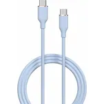 Deví kabel USB-C to USB-C Jelly Series Silicone Cable 1.2m - Blue