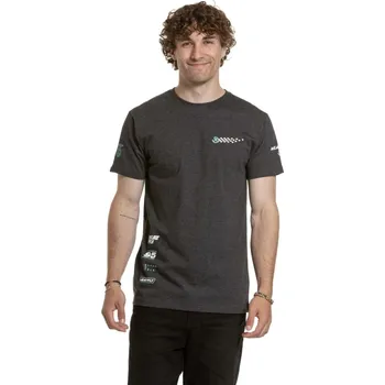 Pánská móda Pánské tričko Meatfly Furious šedá S