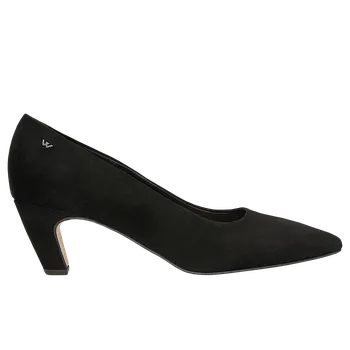 Dámské lodičky Černé Sametové Lodičky Na Tlustém Podpatku Pro Ženy Wojas 3517261 38