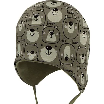 Kojenecká čepice RDX Kojenecká čepice vázací Honey khaki Vel. 2