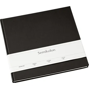 Diář Semikolon, Kniha hostů Semikolon Slim, černá - Formadore