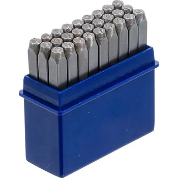 BGS technic Razící matrice písmen, raznice- sada 27ks (různé velikosti) - BGS Velikost: 4