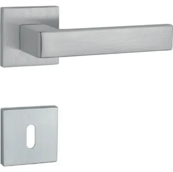 Dveřní kování AT - SULLA - HR 7S rozety BB, klika/klika OCS - Chrom broušený