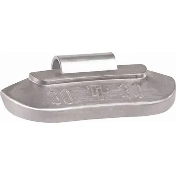 Sada na opravu pneumatiky Invento Olověné 30g naklepávací závaží na ocelový ráfek 100 ks