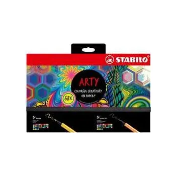 STABILO „ARTY" 68 ks Kreatívní Set (Pen 68/point 88),rychlé dodání