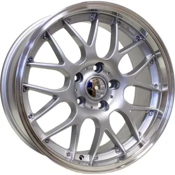 Alu kolo Alu kola Racing Line BY773, 18x8 5x120 ET20, stříbrná + leštěný límec