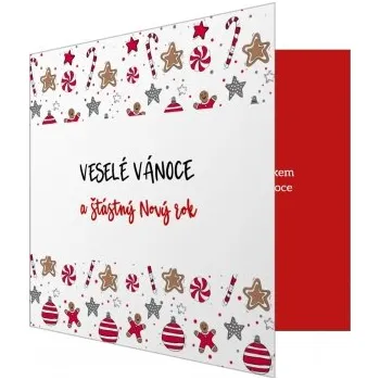 empikfoto.cz Fotopřání Veselé Vánoce a šťastný Nový rok 14x14 cm