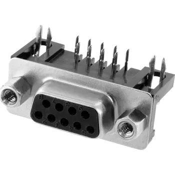 Connfly DS1037-09FNAKT74-0CC DS1037-09FNAKT74-0CC D-SUB zásuvková lišta Pólů: 9 pájecí piny 1 ks Tray