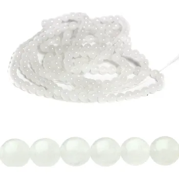 Materiál na výrobu šperku Chalcedon korálky 4-8mm - Návlek - 4mm