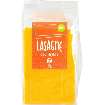 Příloha BIO Těstoviny lasagne kukuřično-rýžové 250 g – COUNTRY LIFE