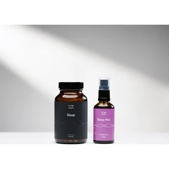 Přípravek na podporu paměti a spánku Flow Sleep balíček, účinná kombinace přírodních produktů, výhodná cena, kvalitnější spánek, rychlejší usnutí, klidná mysl