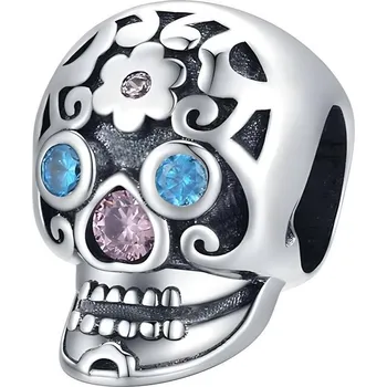 Přívěsek Endy-shop Stříbrný přívěsek korálek lebka