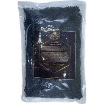 BARBERCO Hard Wax Beans Black 1000g - depilační vosková zrnka - černá
