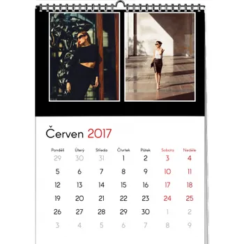 Fotokalendář Kalendarz 30x40cm papier kredowy 12 stron