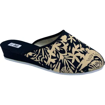 Dámské pantofle Dámské domácí pantofle Bokap 014 žluté lístečky Velikost: 40 (EU)