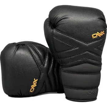 Boxerské rukavice Termoformované boxerské rukavice ONX X-4 Lace up - černé