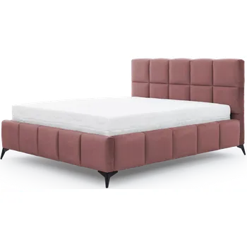 Postel Dvoulůžková postel MIST 160x200 Velvetmat 24 růžová