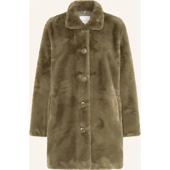 Dámský kabát Rino & Pelle Dámský Kabát Z Umělé Kožešiny Nonna, zelená, 36