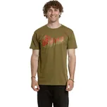 Pánské tričko Meatfly Matal khaki L
