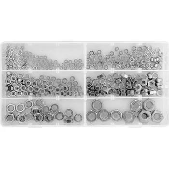 Nerezové matice, M3-M10, sada 300 ks - NEO tools 11-982