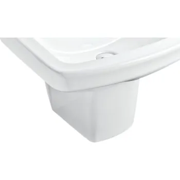 Umyvadlo Olsen Spa NERO umyvadlový polosloup bílá OLKGNE02AYK00