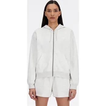 Dámská mikina Mikina New Balance Grey Marl 1156189 14 (L)