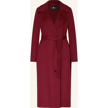 Dámský kabát Luisa Cerano Dámský Vlněný Kabát, tmavě červená, 34