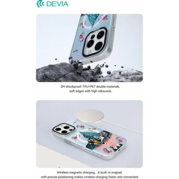 Pouzdro na mobilní telefon Devia kryt Canvas Series Magnetic Case pro iPhone 16 Plus - Starry Bear