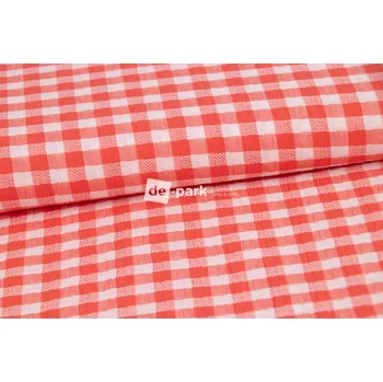 Seersucker - Kostky - broskvová