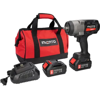 Invento Akumulátorový rázový utahovák 18V 1880 Nm + 2x4,0 Ah baterie A64R 1/2"