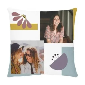 Dekorativní polštářek Polštářek, bavlna, Girl power, 38x38 cm