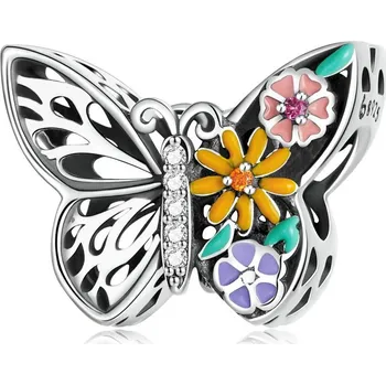 Přívěsek Endy-shop Stříbrný přívěsek korálek motýlek