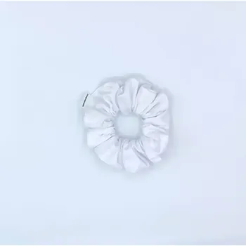 Scrunchie gumička bílá L - klasik