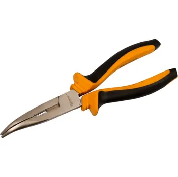 Kleště Zahnuté půlkulaté kleště 200 mm - HT100112