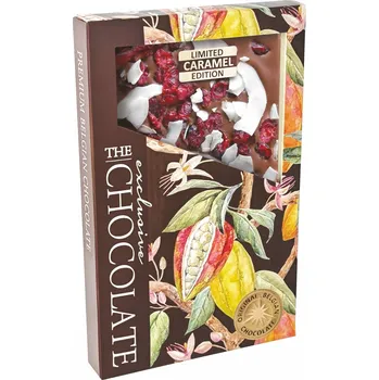 Čokoláda Čokoláda mléčná s karamelem, brusinkami a kokosem - Severka 120g