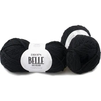 Příze Drops Belle 08 černá