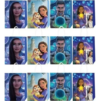 Party dekorace 12 kusů papírových tašek, na bonbóny dárkové