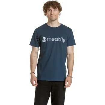 Pánské tričko Meatfly Joe modrá XS