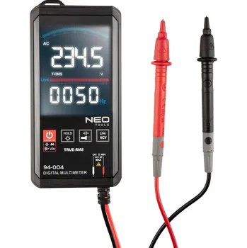 Multimetr, digitální, barevný, 600V/600A - NEO tools 94-004