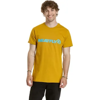Pánské oblečení Pánské tričko Meatfly Logex, Mustard S