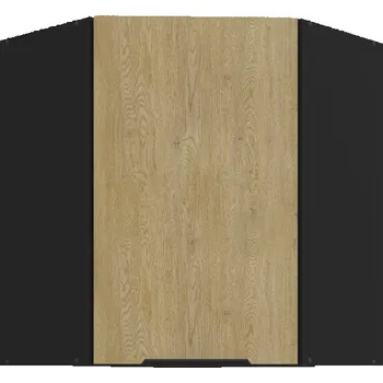 Stolarz Lempert Horní rohová kuchyňská skřínka CREMONA 60x60 GN-72 1F Barva korpusu skříněk: černá BL