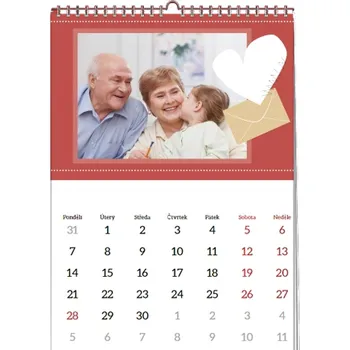 Fotokalendář Kalendarz 20x30cm papier kredowy 12 stron